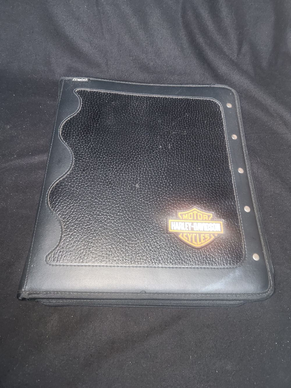 Harley-Davidson Black Leather Tablet Folio Case - #274